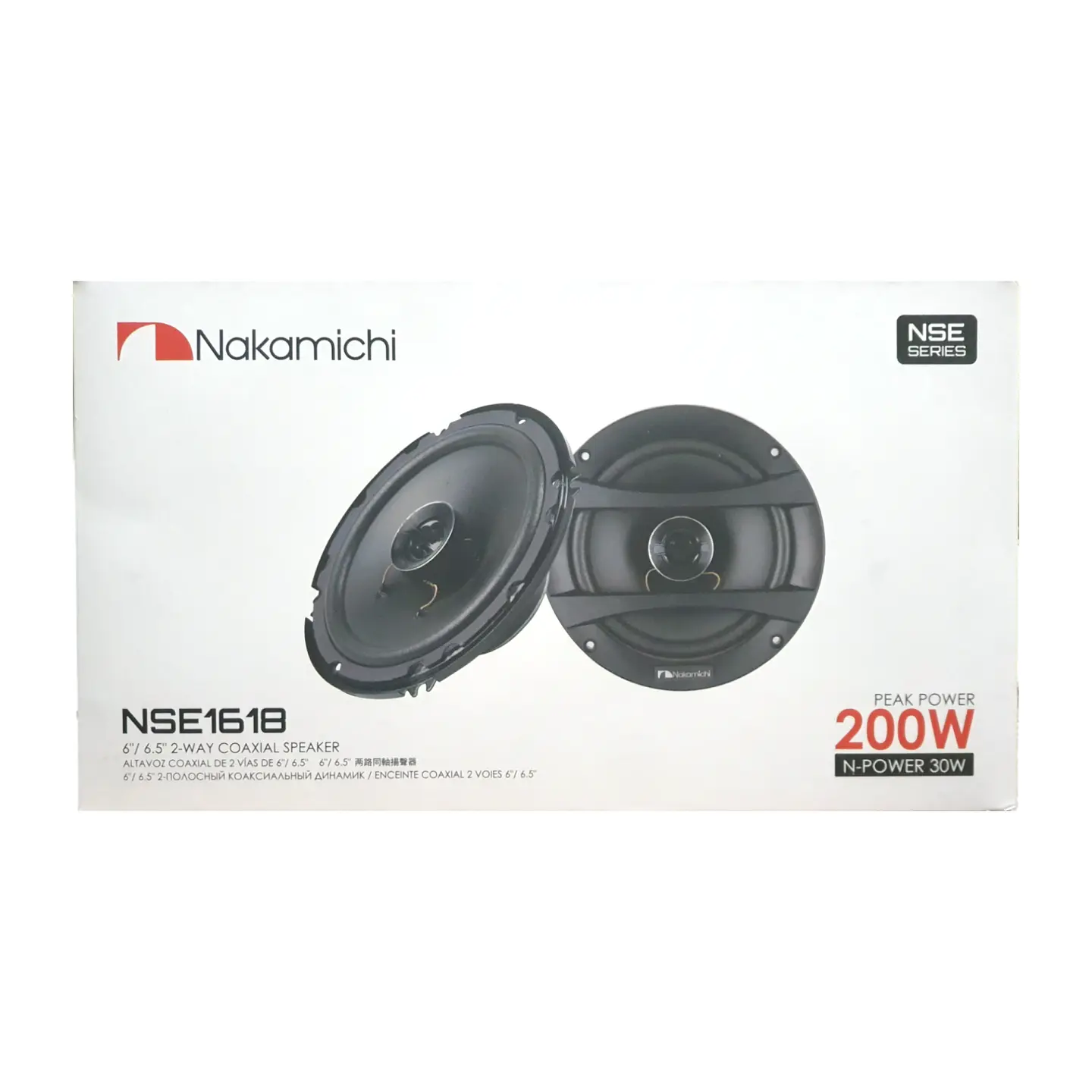 Parlante Auto Nakamichi NSE1618 200W 2