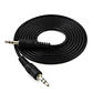 Cable Auxiliar 1.8mt Music Gear Jack 3.5 Plug Negro - Miniatura 1