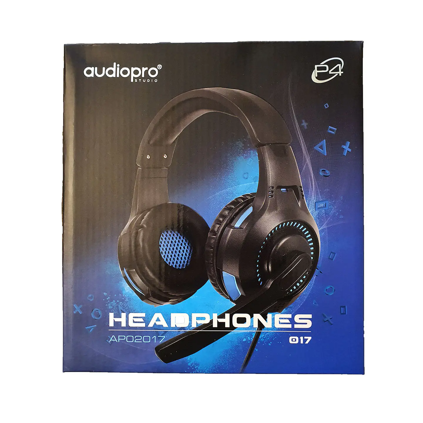 Audifono Gamer Microfono Audiopro 017 Azul 2