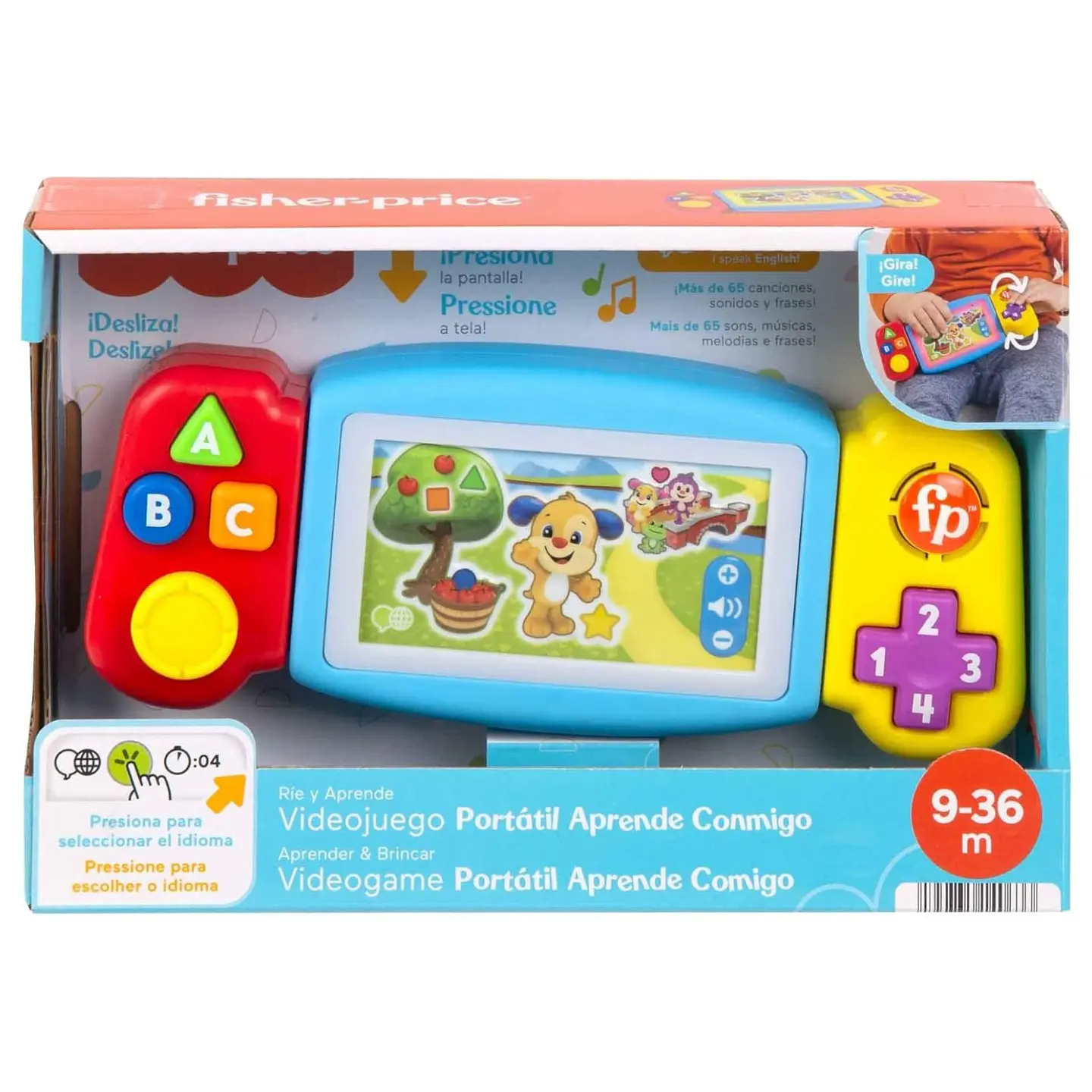 Videojuego Portátil Aprende Conmigo Fisher Price HNH13 2