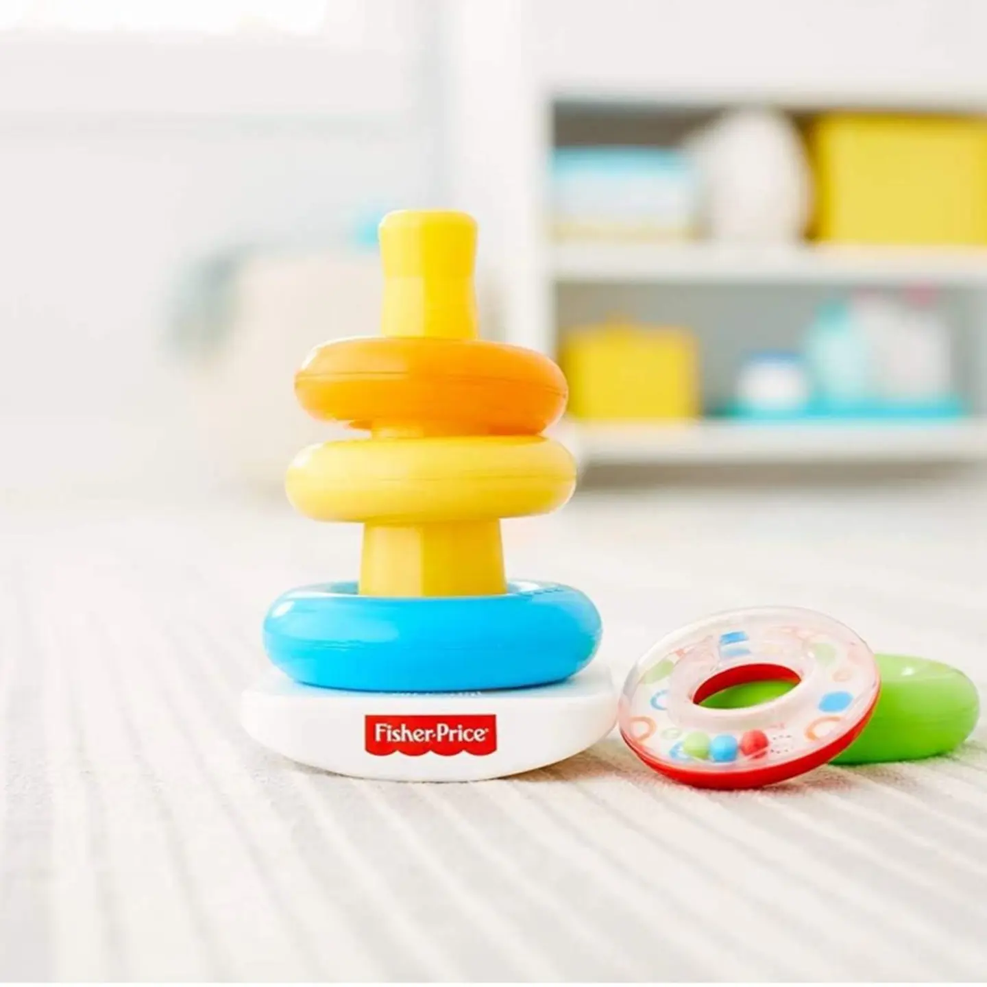 Argollas De Encaje Pirámide Balanceante Fisher Price N8248 6