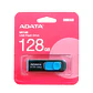 Pendrive Adata UV128 128gb 3.2 Gen 1 Retráctil Negro/Azul - Miniatura 5