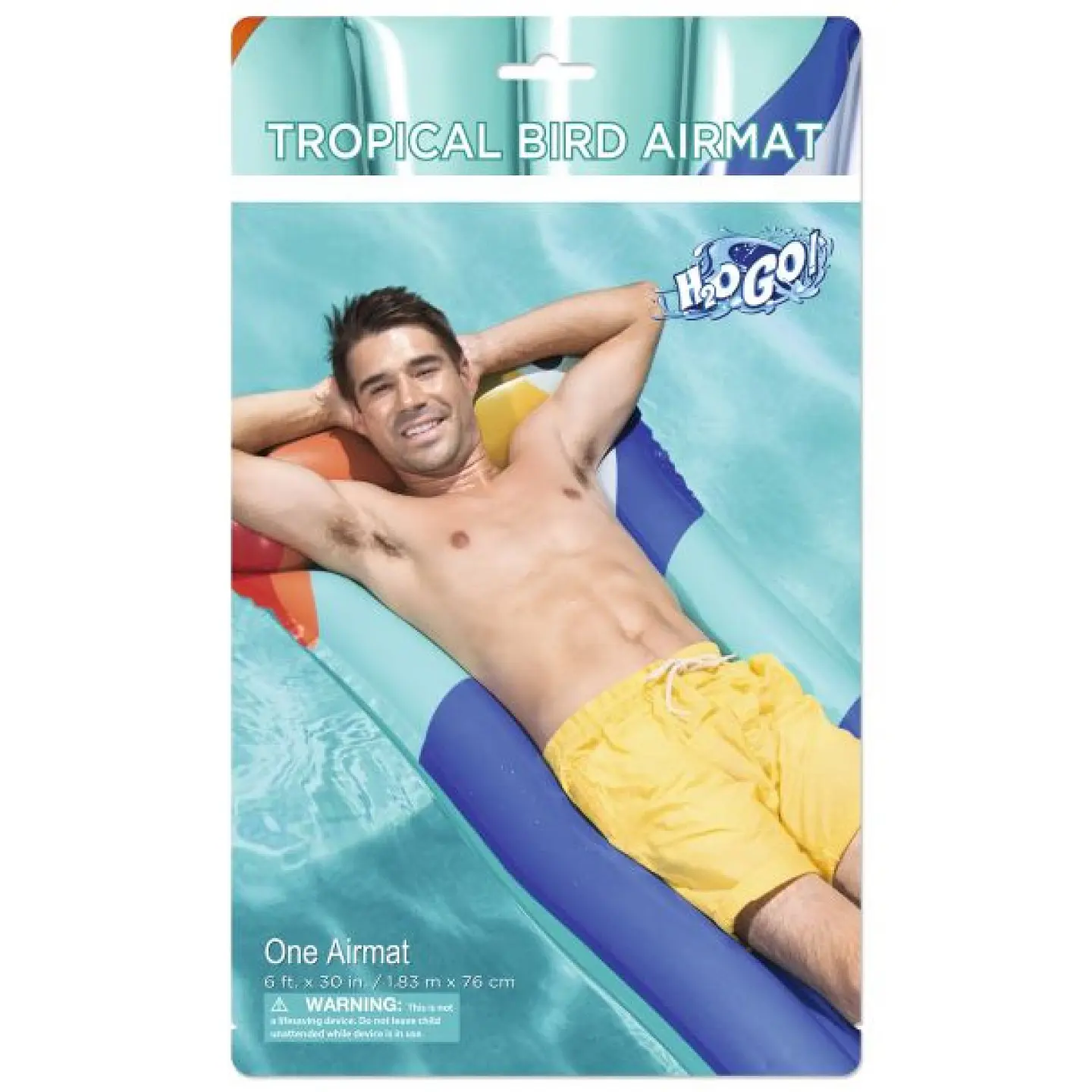 Flotador Colchoneta inflable 1.83mt Bestway Azul 4