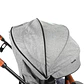 Coche Paseo Zuri 360° Gris Infanti - Miniatura 9