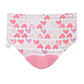 Babero Bandana con Mordedor Corazones Bambino Rosado - Miniatura 2