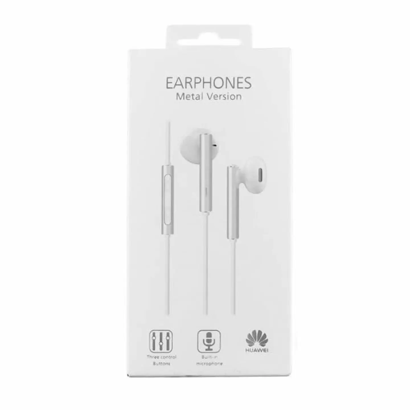 Audífonos Huawei Am116 Metalicos Blancos 3