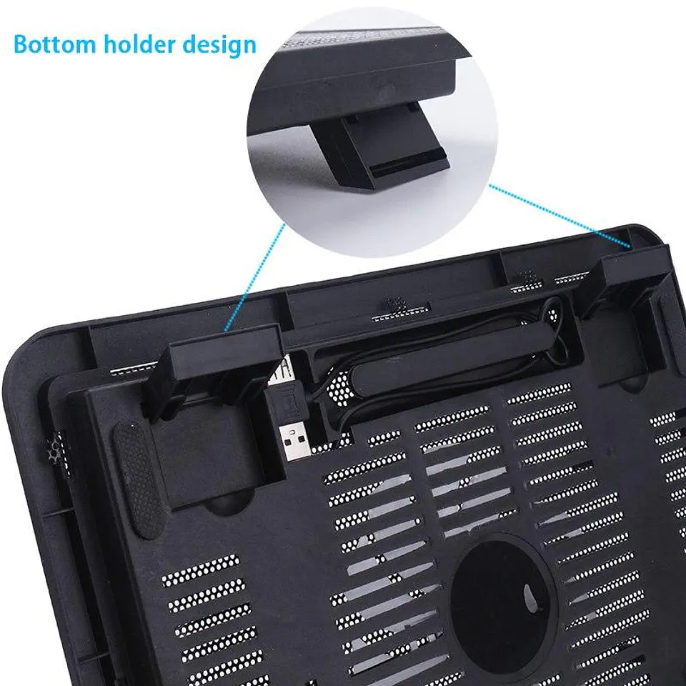 Base Ventilador Para Notebook Usb Enfriador Dblue 3