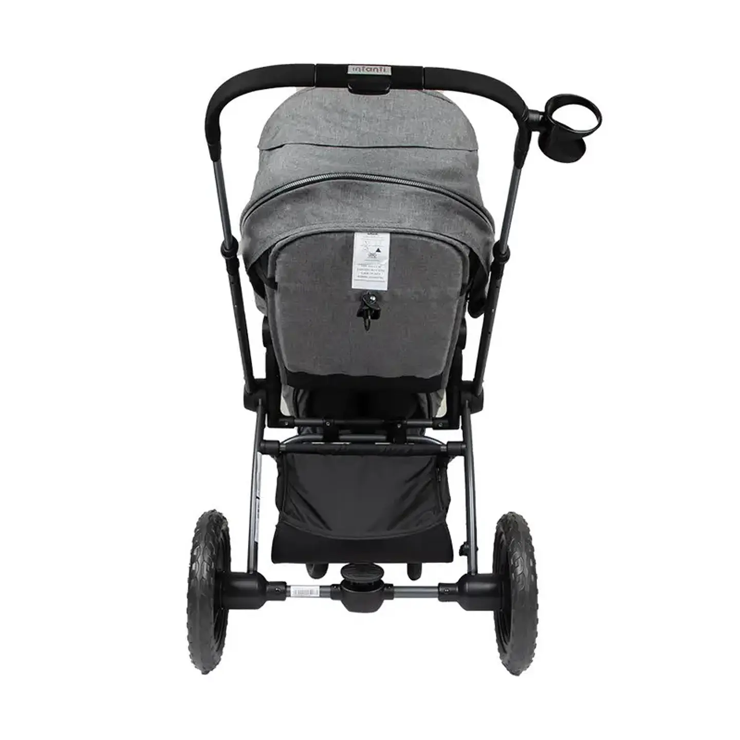 Coche Moises Con Huevito Y Base Infanti Epic 5g gris 3