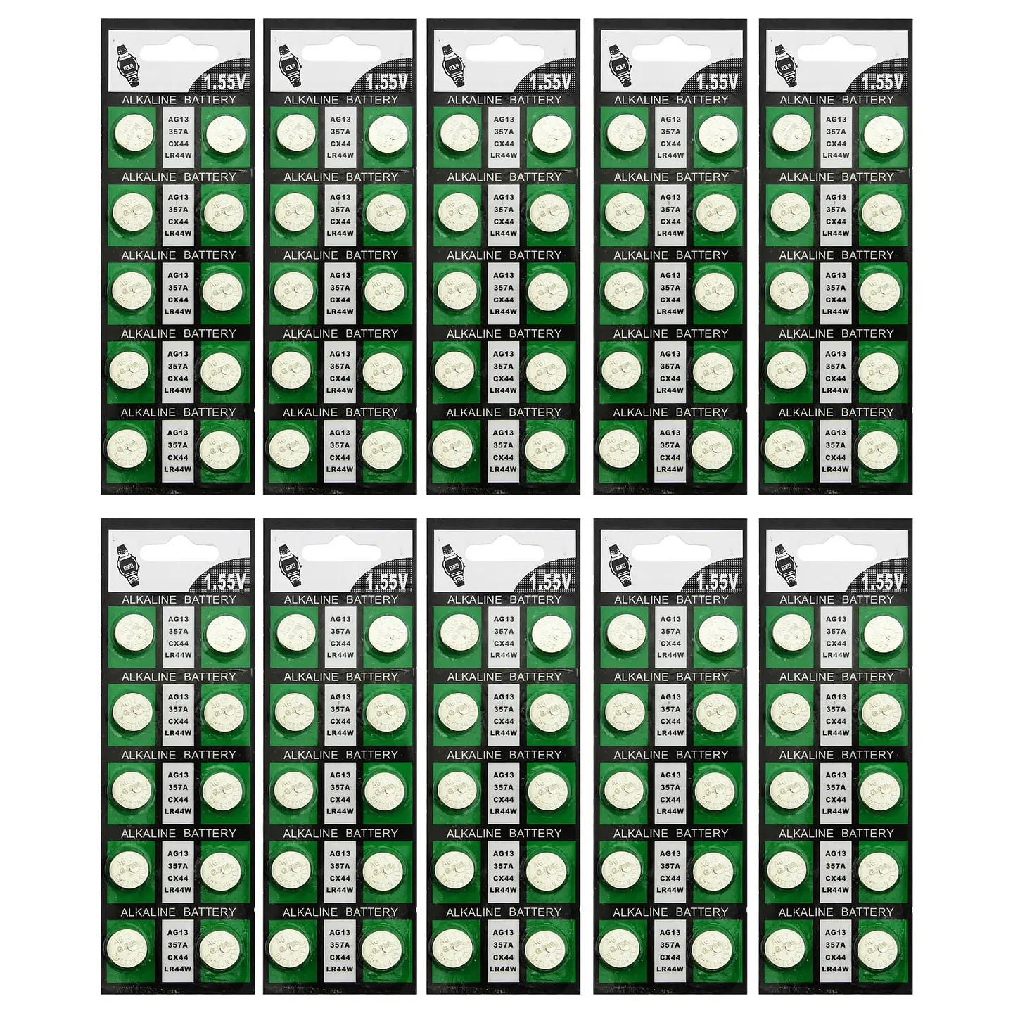 Pack 200 Pilas Ag13 Lr44 Alkaline Battery 2