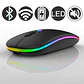 Mouse Inalambrico USB Recargable Led RGB Reptilex - Miniatura 2