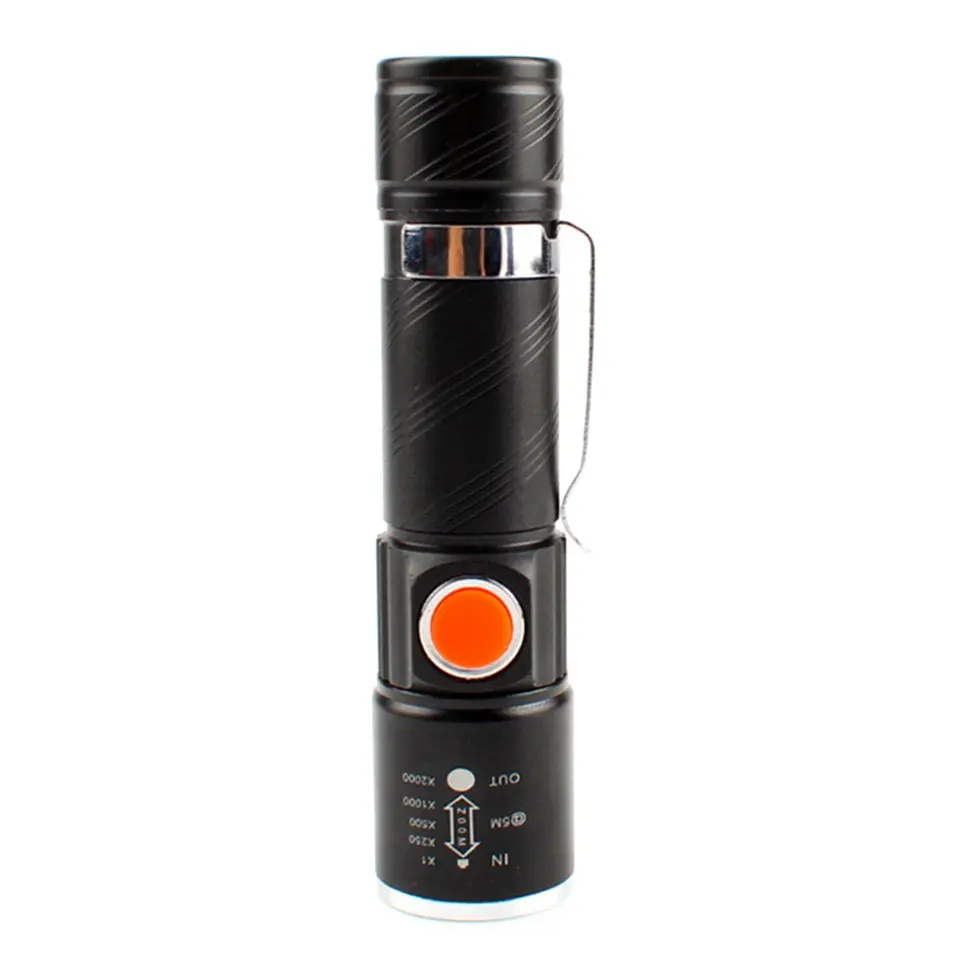 Linterna Led Recargable Usb Tecnolab TL214 5