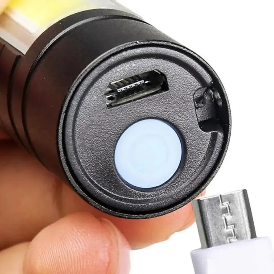 Linterna Led Recargable Usb Tecnolab TL325 6