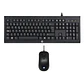 Kit Combo Teclado y Mouse Hp Gaming Km100 Ingles - Miniatura 1