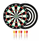 Juego De Dardos Tiro Al Blanco Tablero 37cm Reversible 10035 - Miniatura 1