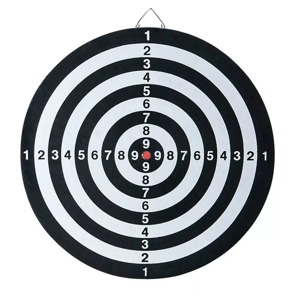Juego De Dardos Tiro Al Blanco Tablero 37cm Reversible 10035 4