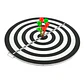 Juego De Dardos Tiro Al Blanco Tablero 37cm Reversible 10035 - Miniatura 5