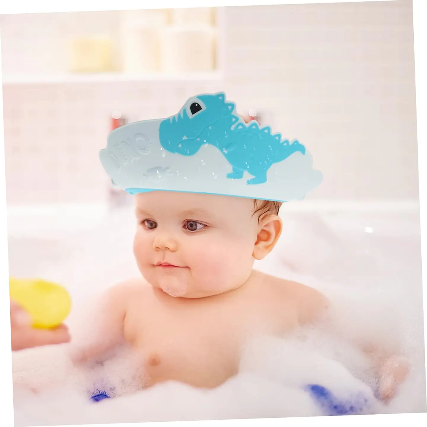 Gorro de ducha ajustable para bebés Verde Azulado 16554 4