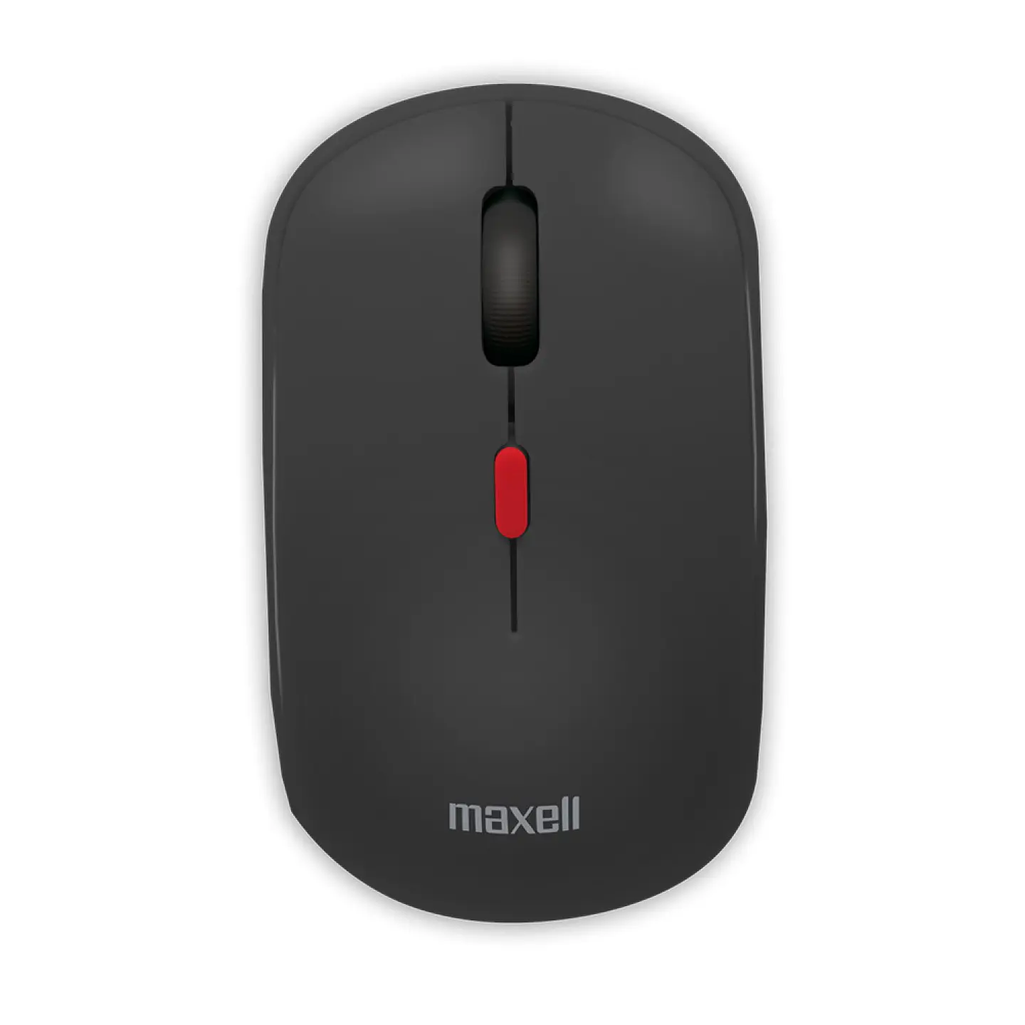 Mouse Inalámbrico Ergonómico 1600 DPI MOWL-100 Maxell Negro 1