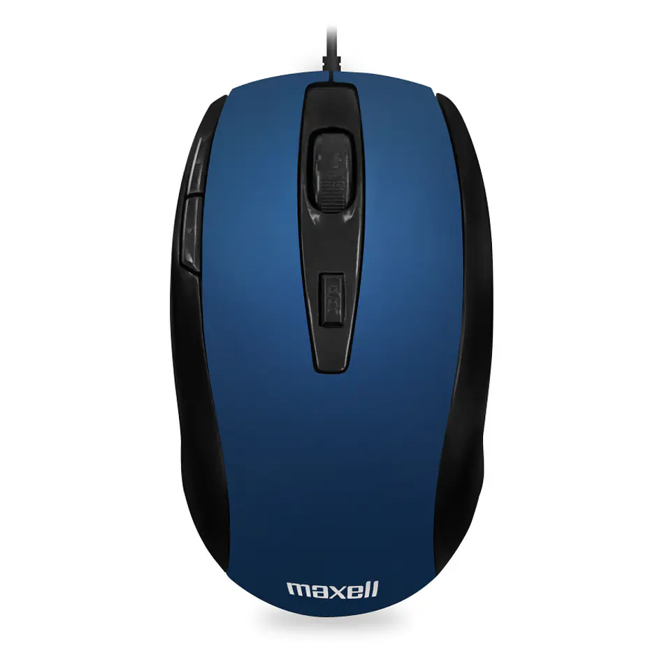 Mouse Óptico 5 Botones Con Cable USB MOWR-105 Maxell Azul 1