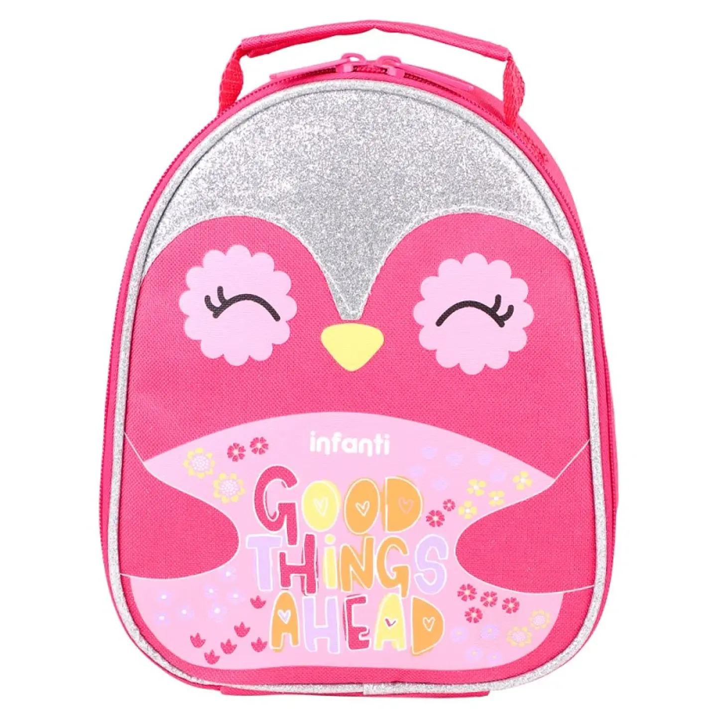 Lonchera Infanti Modelo Pingüino Bts23 Rosada 1