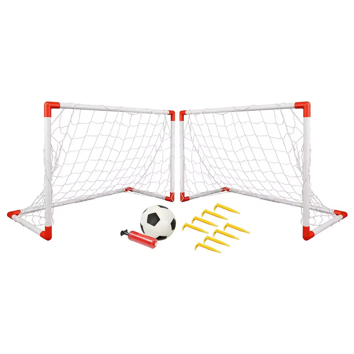 Set De 2 Arcos De Futbol Con Pelota 85x60x42 Cm Gamepower 2