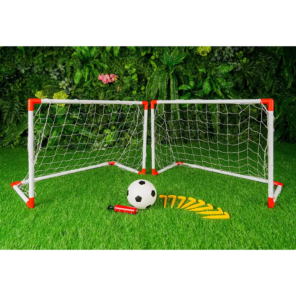 Set De 2 Arcos De Futbol Con Pelota 85x60x42 Cm Gamepower 4