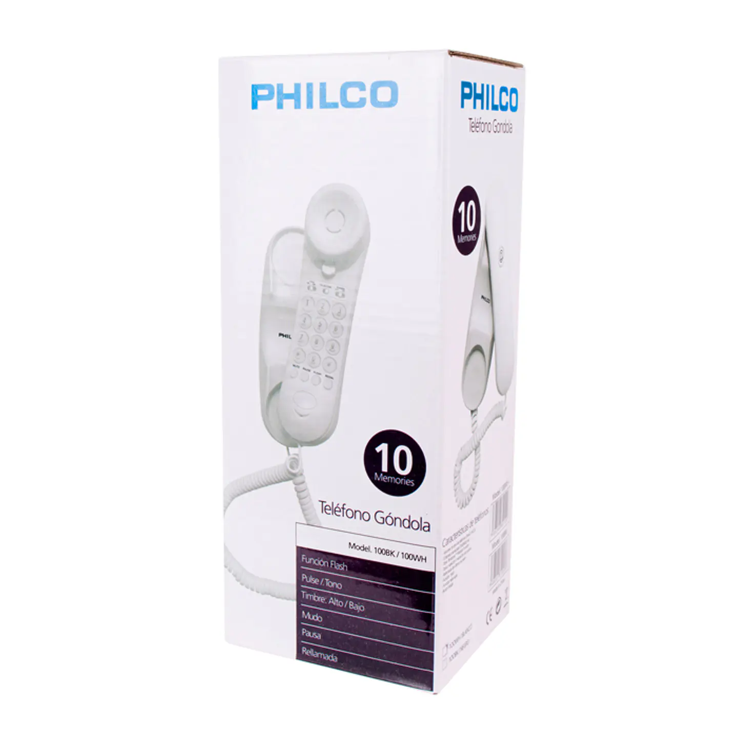 Telefono Fijo Philco Gondola Blanco 2