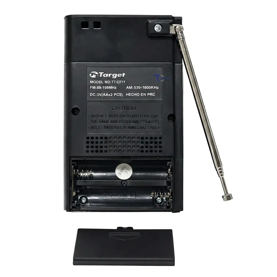 Radio Portátil Target TT-CF11 AM/FM Compacta 2 Bandas 2