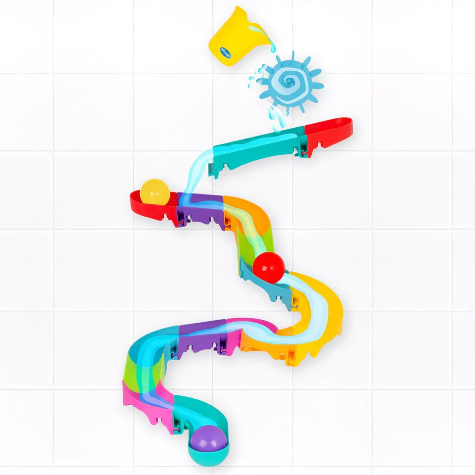 Tobogán Agua Splash And Slide Juguete de baño Playgro 3