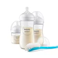 Set Mamaderas Avent SCD837/12 125, 260, 330 ml + Cepillo - Miniatura 1
