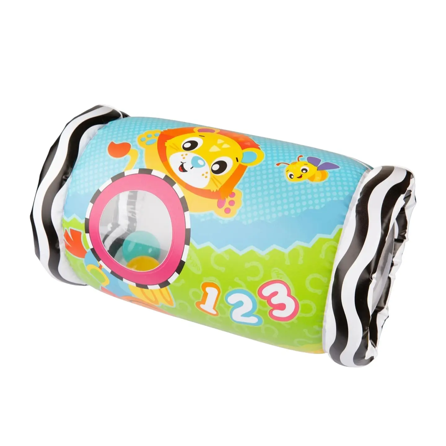 Rodillo Sonajero Inflable Gatear Peek and Play 6m+ Playgro 2