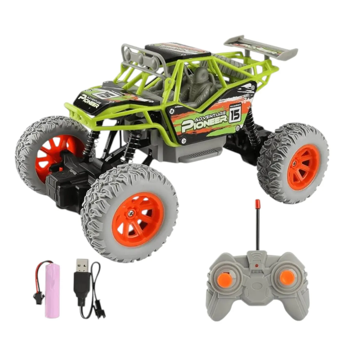 Auto Todoterreno 4x4 Control Remoto Luces Esc 1:20 DBG1622G 1