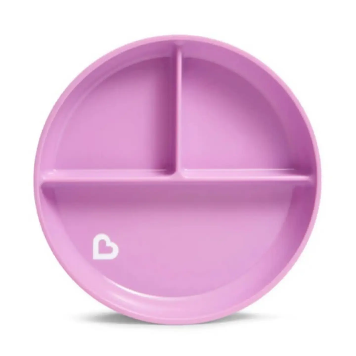 Plato Bebè con succión y División Stay Put Munchkin Morado 1