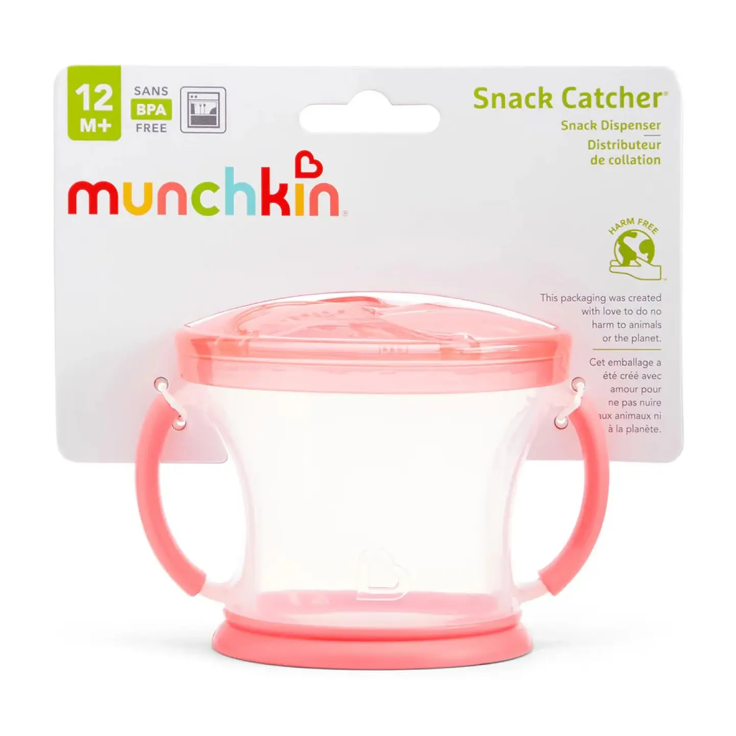 Vaso Contenedor Antiderrames 12m+ Munchkin Color Rosa 5