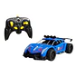 Auto de Carrera RC Luces Música Lanza Vapor DBG1579BL Azul - Miniatura 1