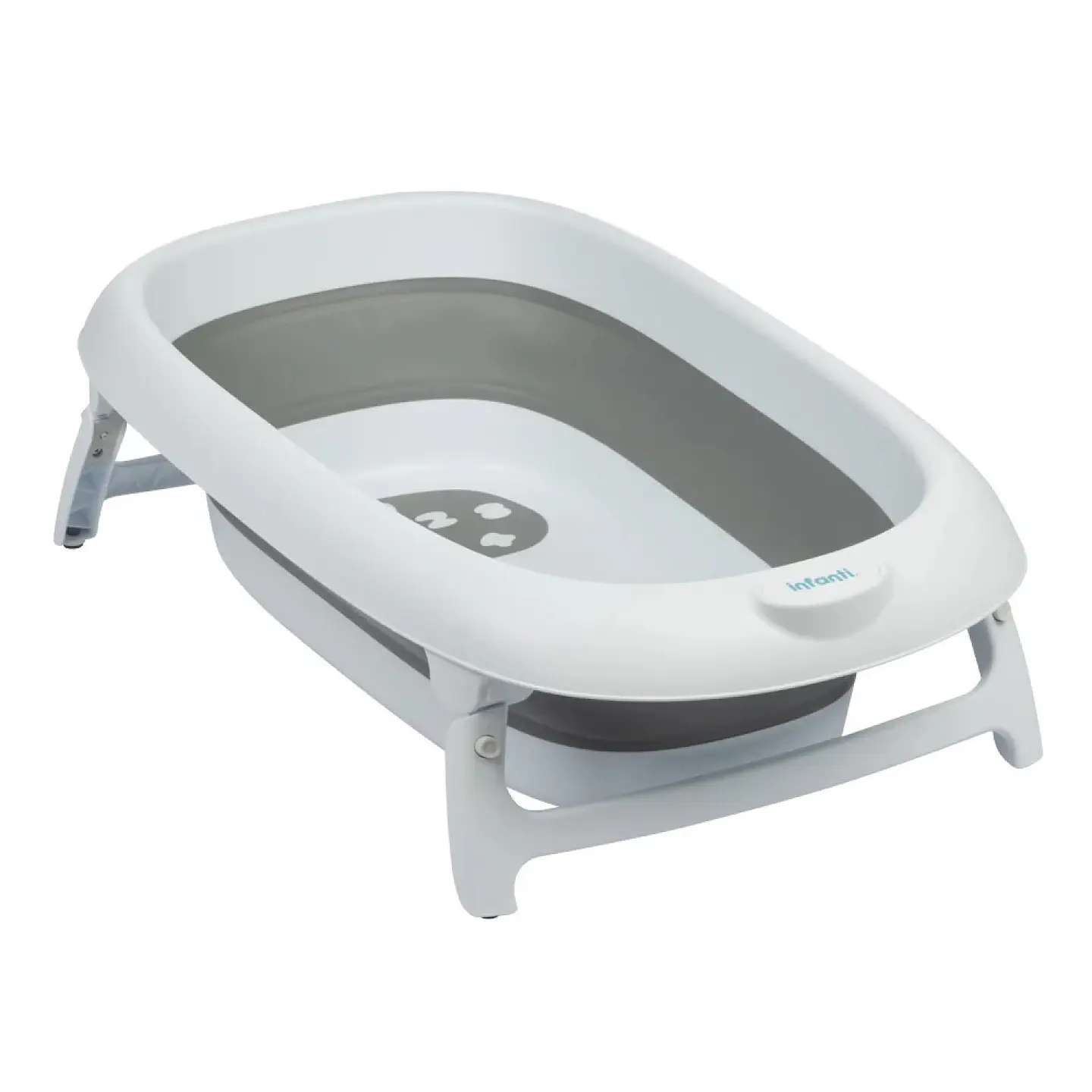 Bañera Tina con Hamaca Reclinable Plegable Infanti Gris 7