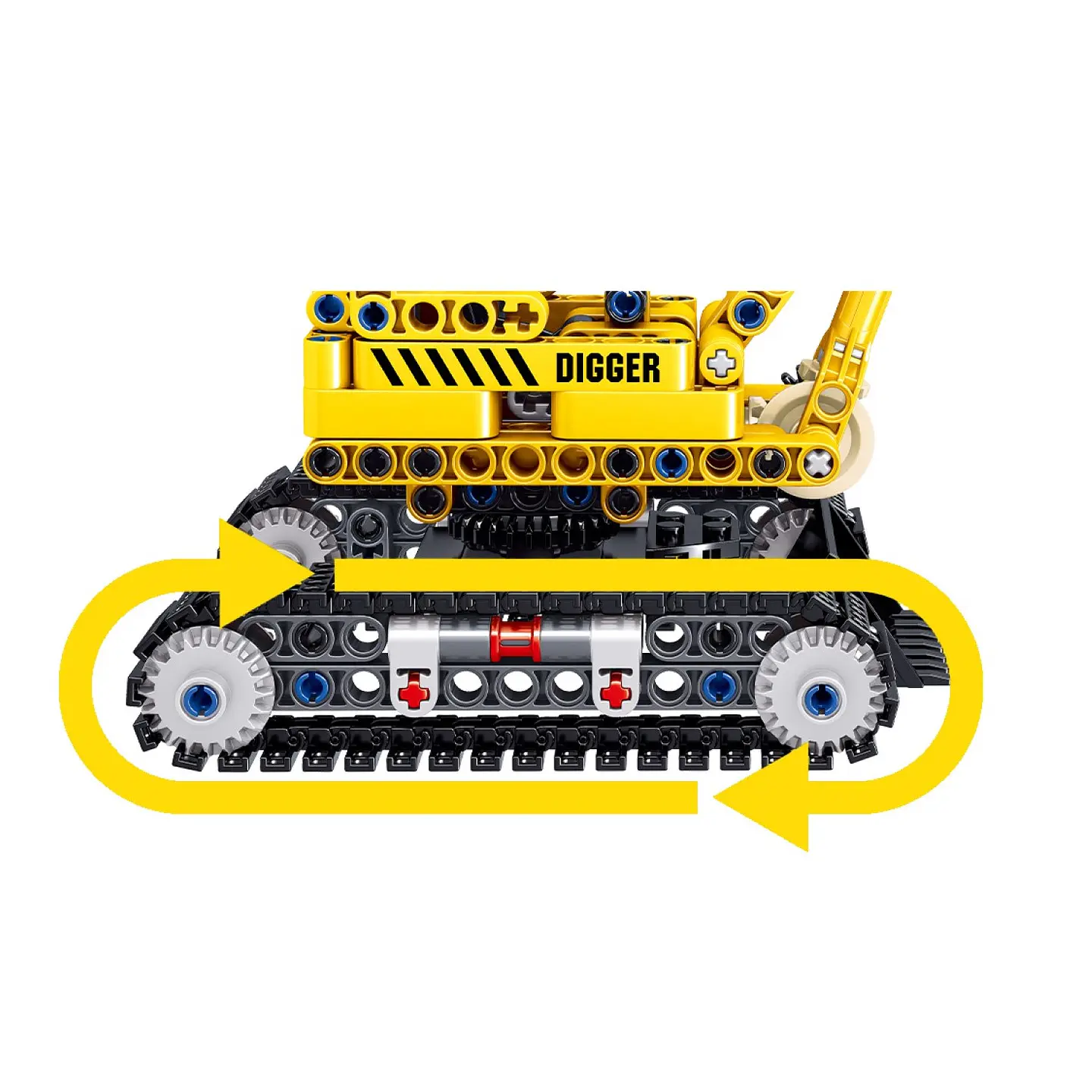 Set Bloques Armables Excavadora 310 Piezas DBG1440 4
