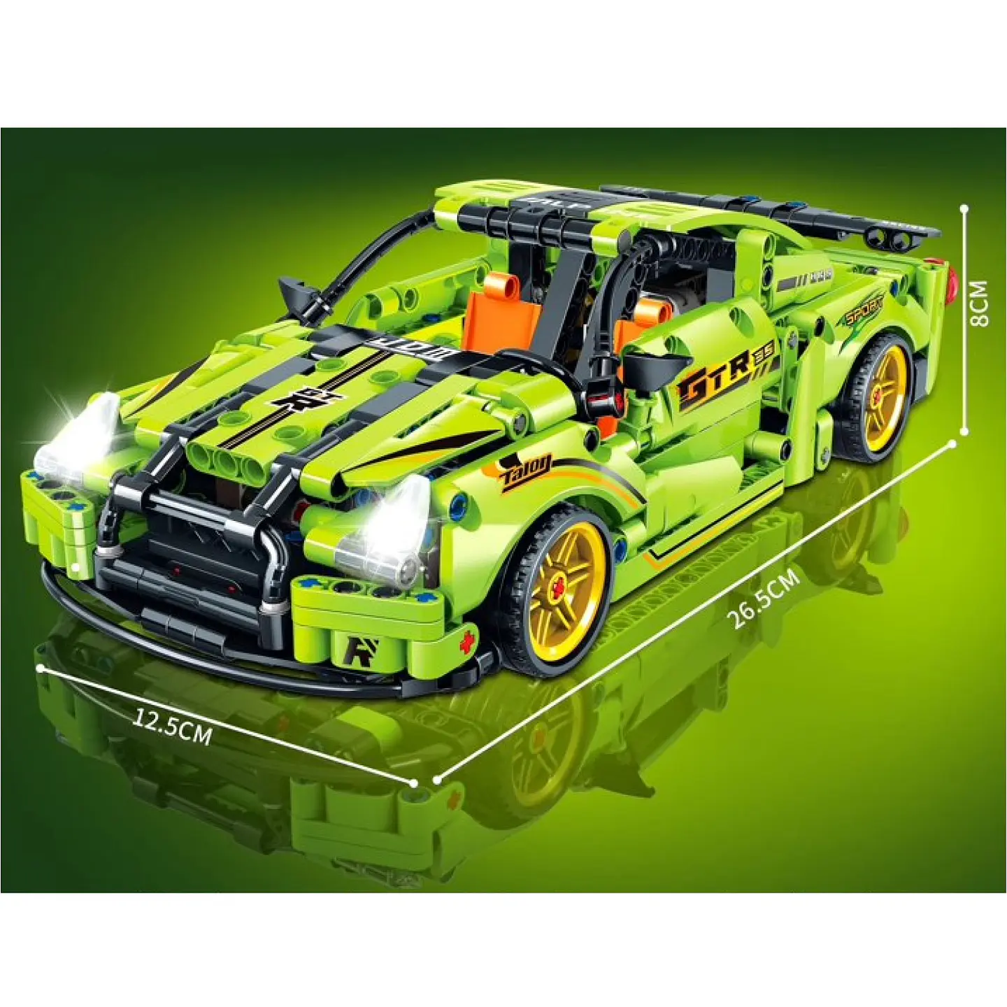 Set Bloques Armables Auto 437 piezas DBG1433 3