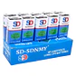 Pack de 10 Baterías 9V SD-SDNMY Long Life 6F22 - Miniatura 2