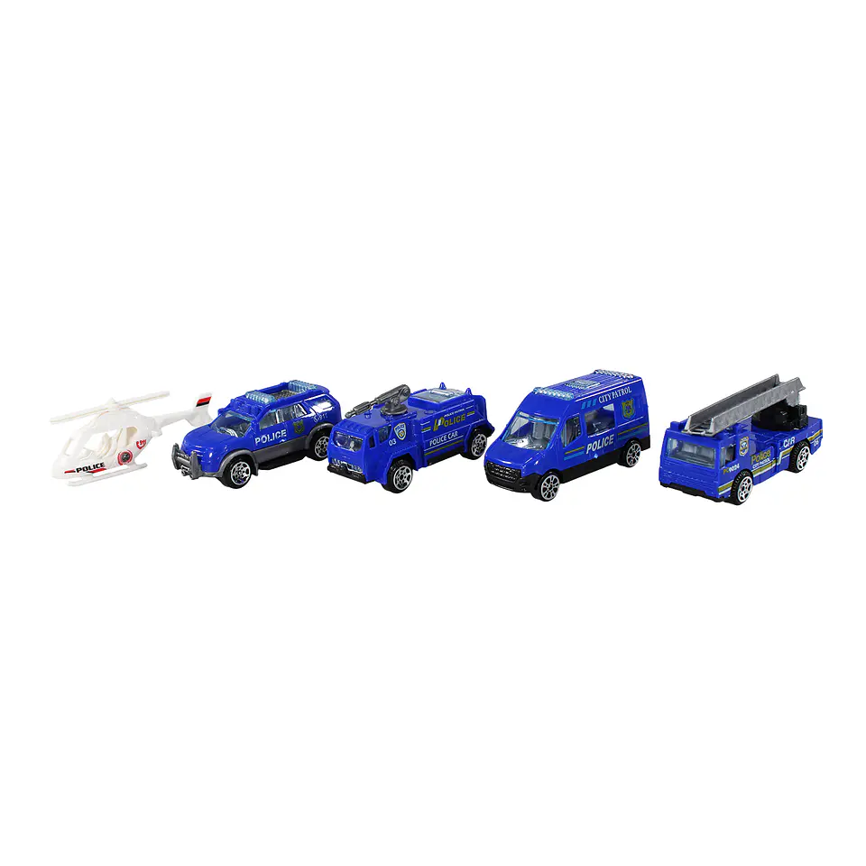 Set Armable Pista Autos 3 Niveles Garaje de Policía DBG1703 3
