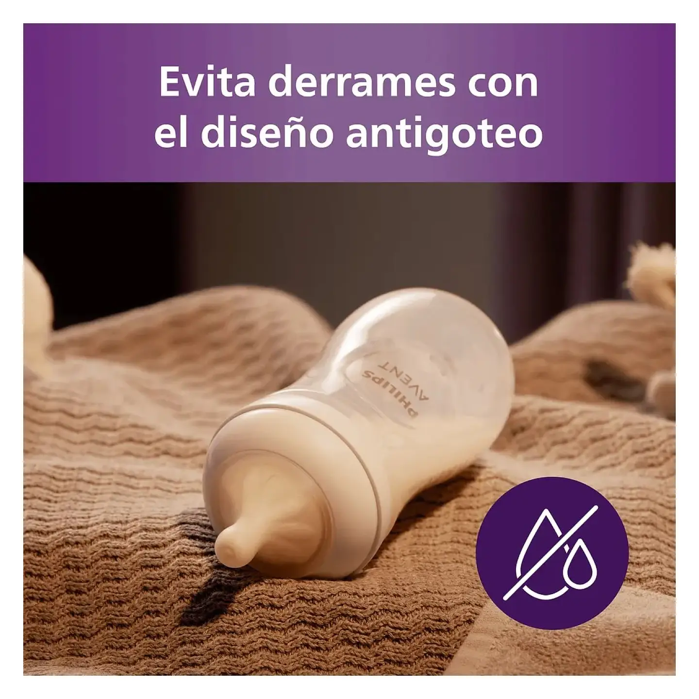 Pack 2 Mamaderas Natural Philips Avent Scy903/02 1m+ 260ml 3