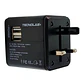 Adaptador Universal De Viaje 2 Usb ProAdaptor TL354 Tecnolab - Miniatura 1