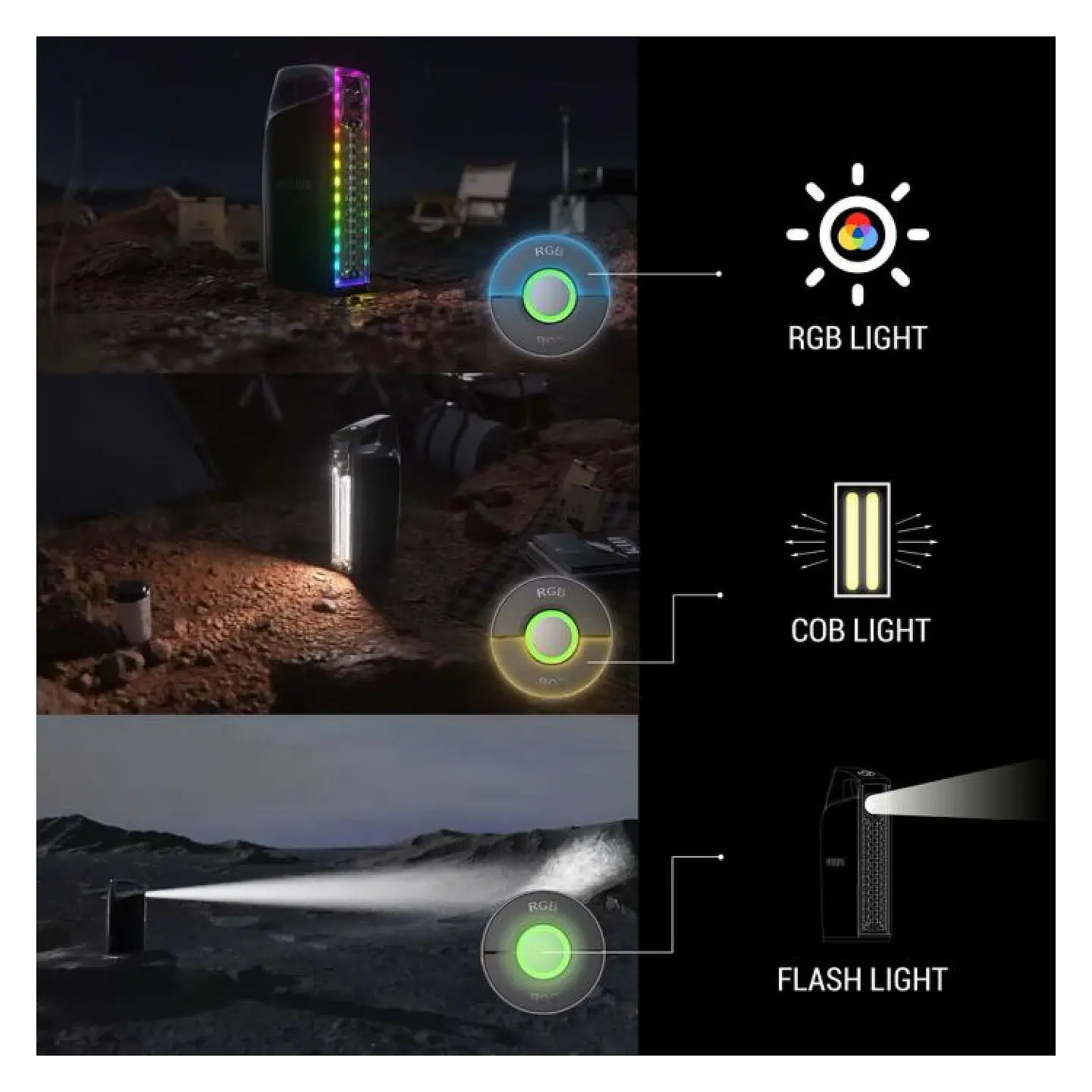 Linterna Recargable 1000lm LED 10W SFL3402 Philips 3