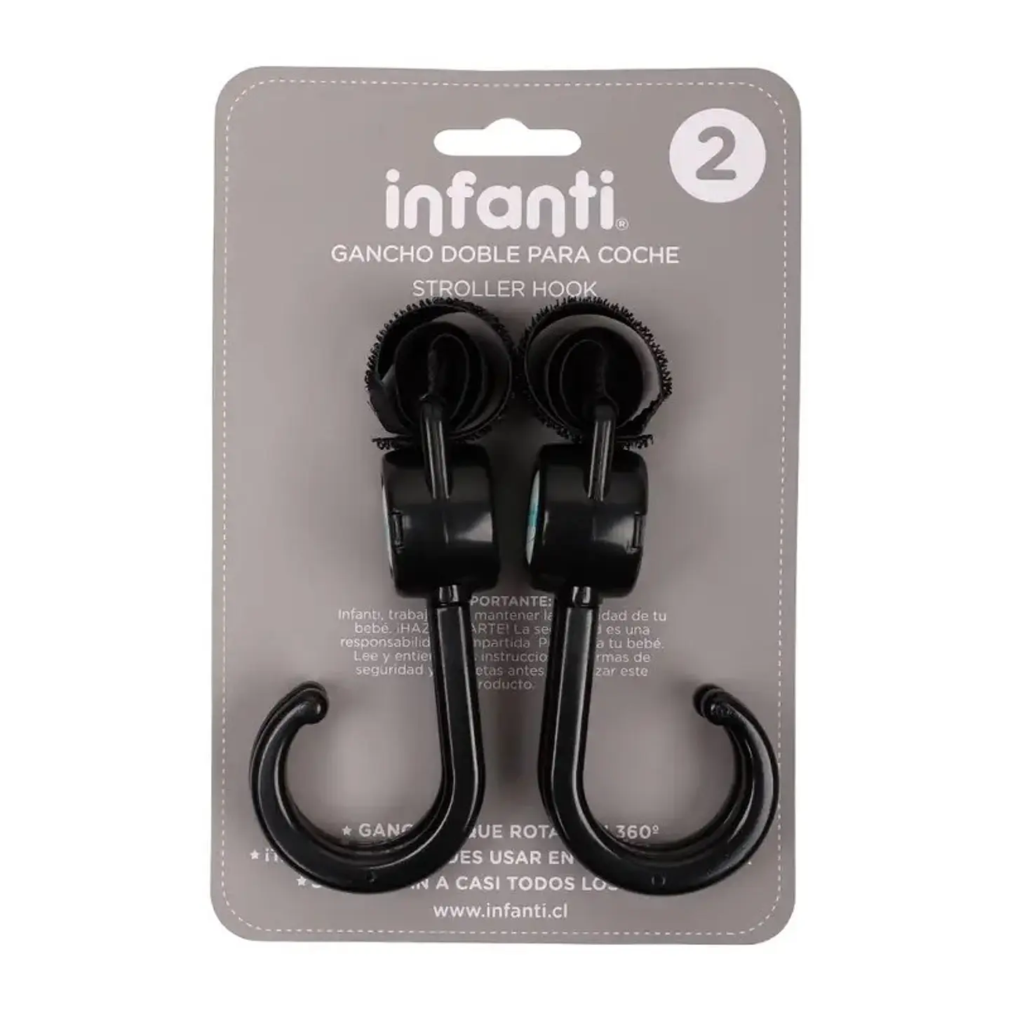 Set 2 Ganchos Para Coche Infanti Crochets 3