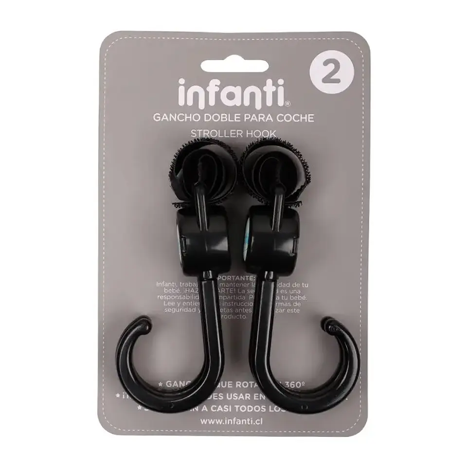 Set 2 Ganchos Para Coche Infanti Crochets 3