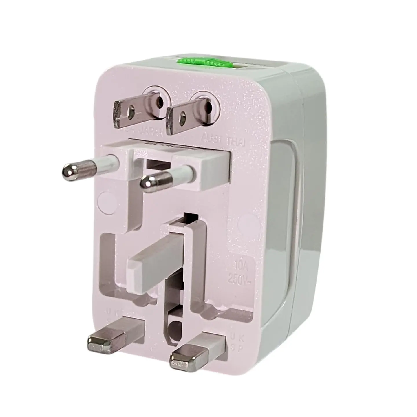 Adaptador Universal De Viaje Zentrel Travel Tl357 Tecnolab 2