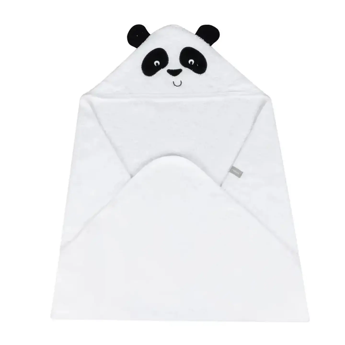 Toalla Capucha Infanti Panda 75x75cm 4