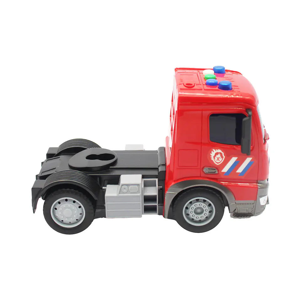 Set Camión Helicóptero Auto Rescate Sonido Fricción DGB1670 4
