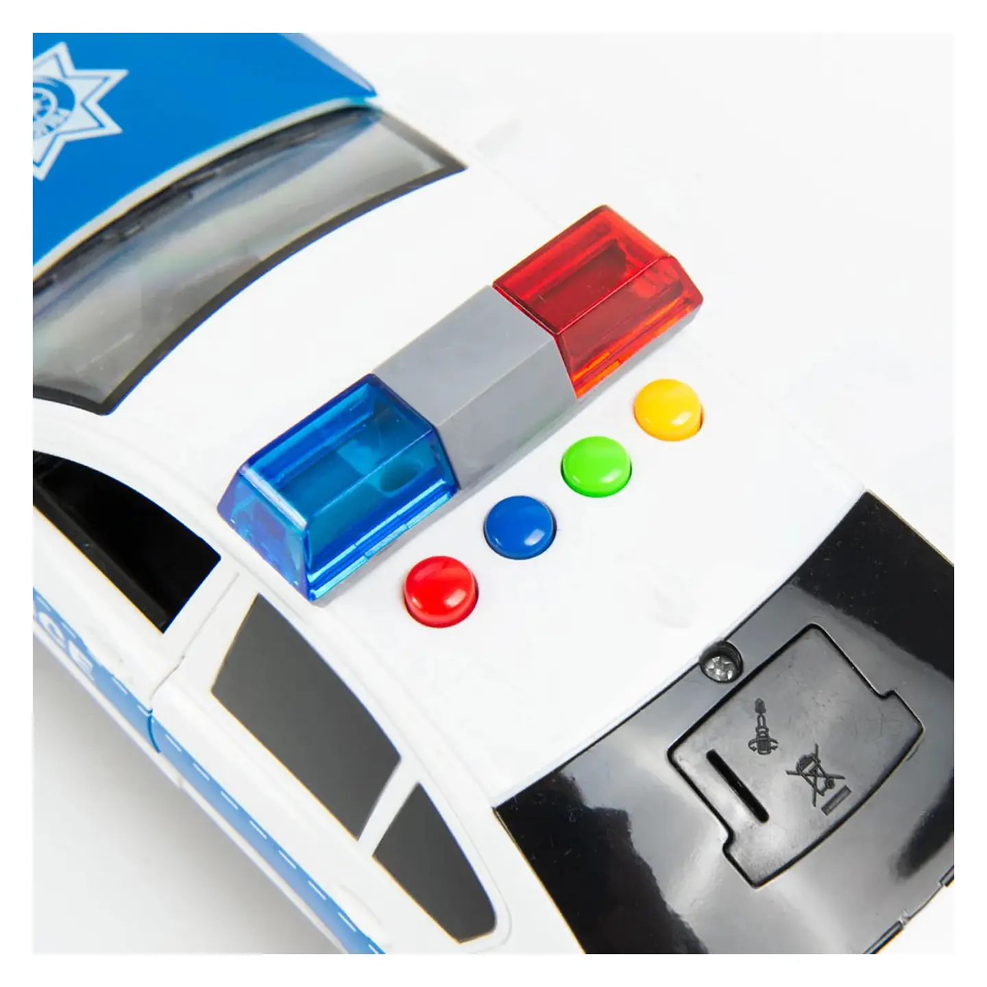 Juguete Auto Policía Con Luces Sonido Y Fricción DBG1674 3