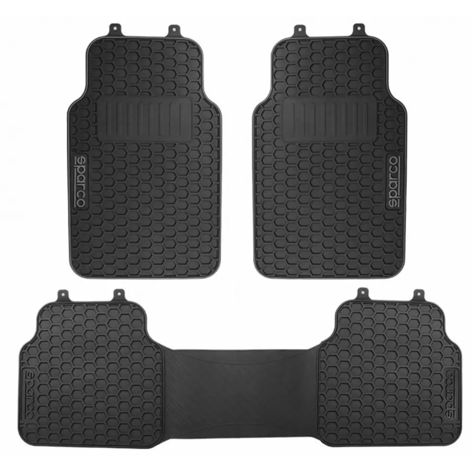 Set Cubre Piso Auto Goma Sparco Universal 500GR 1